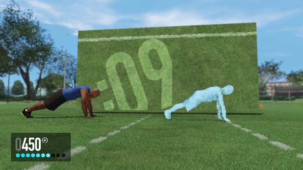 'Nike+ Kinect Training' screenshot