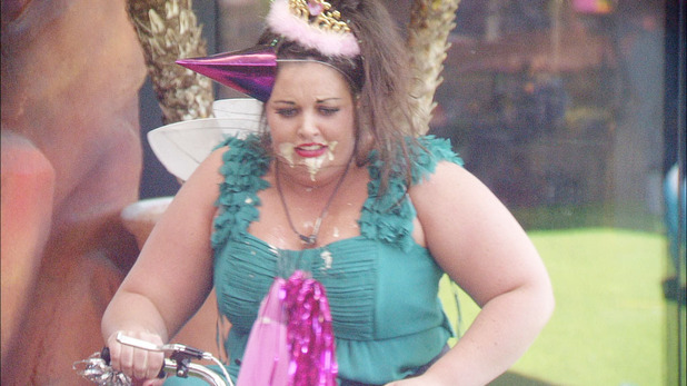 Big Brother 2012 - Day 50: Becky during the 'Party Animals' task