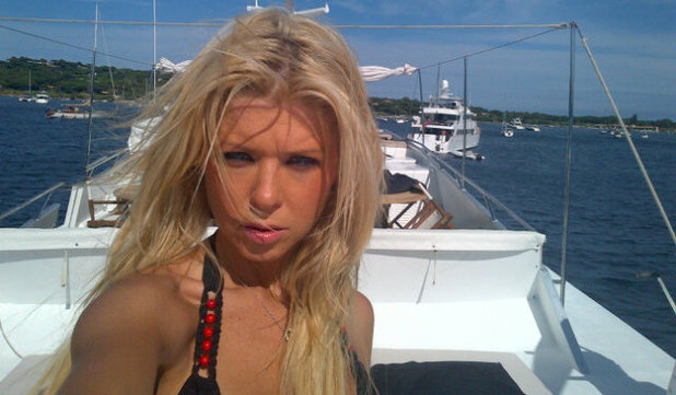 Tara Reid in St Tropez.