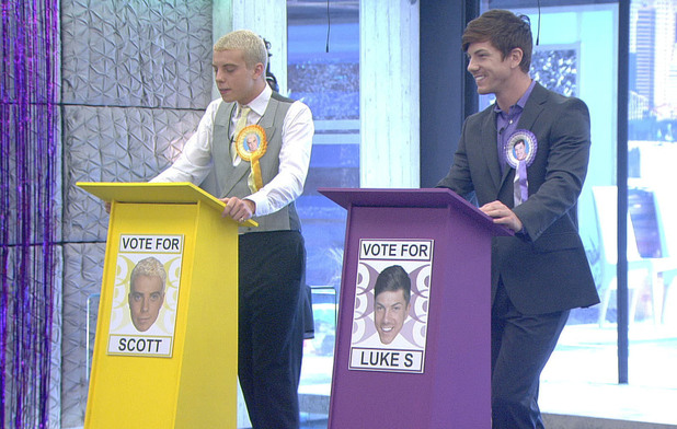 Luke S and Scott during the 'party politics' task