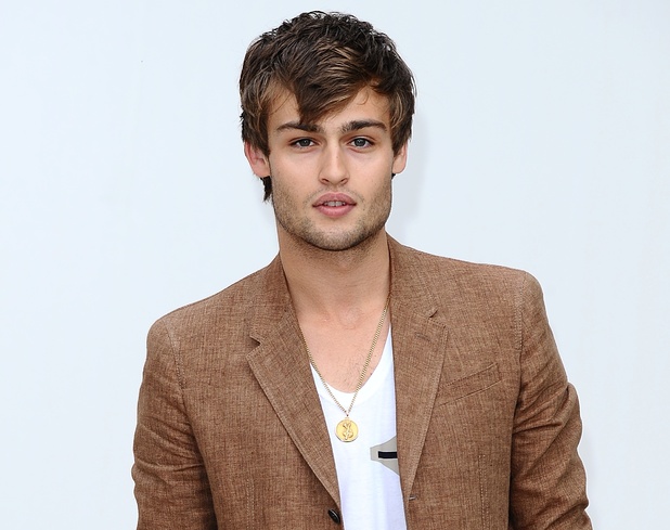 Douglas Booth arriving for the Burberry Catwalk show, during London Fashion Week