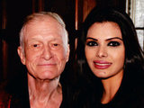 Sherlyn Chopra and Hugh Hefner