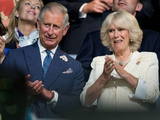 Prince Charles and Camilla, Duchess of Cornwall during The Opening Ceremony of the London 2012.