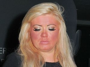 Gemma Collins looking red leaving Joey Essex's birthday party