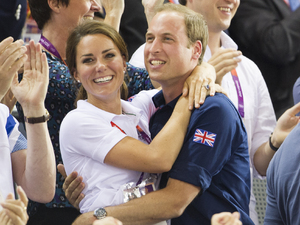 Prince William and Kate Middleton celebrate Team GB winning gold