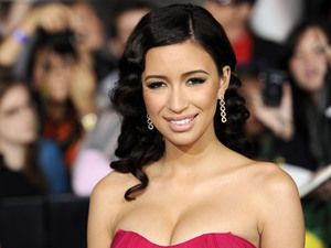 Christian Serratos arrives at the world premiere of "The Twilight Saga: Breaking Dawn - Part 1" in November 2011