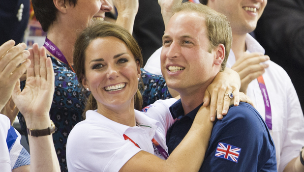 Prince William and Kate Middleton celebrate Team GB winning gold