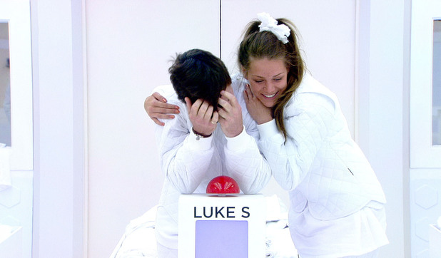 Luke S is upset as Sara leaves