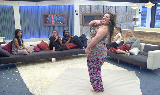 Big Brother 2012 - Day 59: Becky in the 'Musical Charades' task