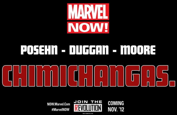Marvel NOW! Chimichangas poster
