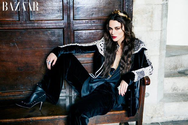Keira Knightley shot by Ellen Von Unwerth for Harper's Bazaar