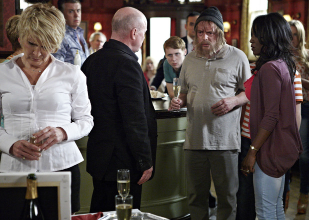 Shirley and Phil's engagement party in EastEnders