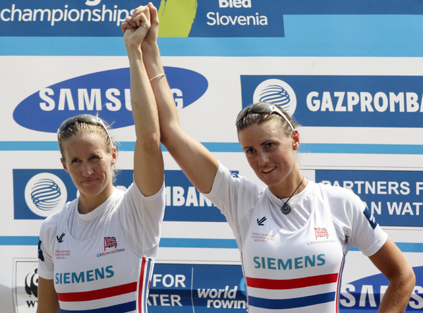 Helen Glover and Heather Stanning of Great Britain