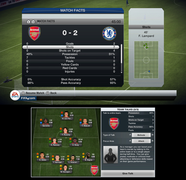 FIFA 13 Wii U screenshot