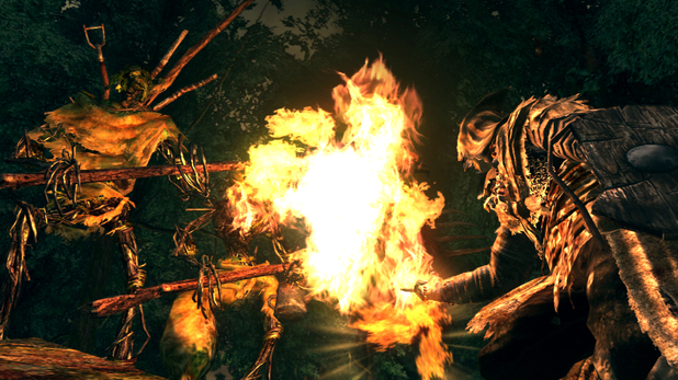 Images of the new Artorias of the Abyss DLC that comes with Dark Souls: Prepare to Die.