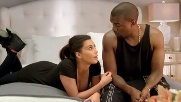 Kim and Kanye in MTV VMA advert