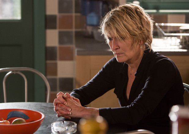 Shirley is left devastated when Andrew says Heather wouldn't approve of her behaviour.