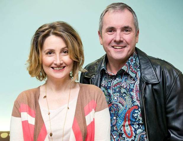 Alyce Platt and Alan Fletcher in Neighbours