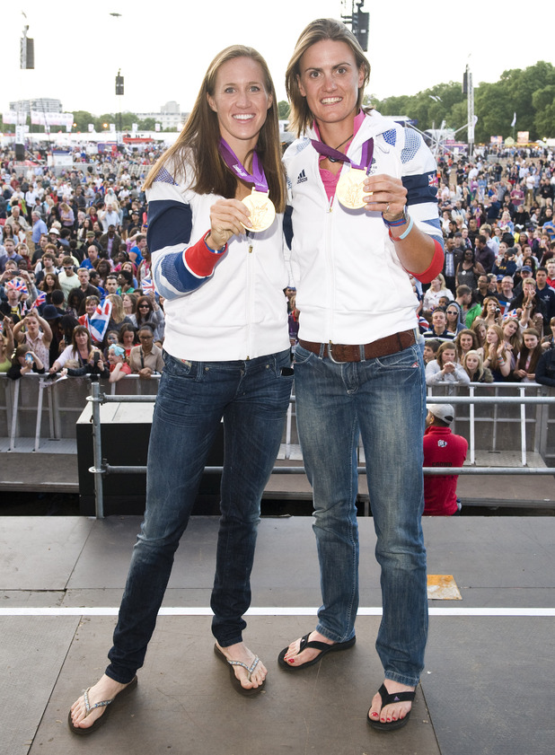 Heather Stanning and Helen Glover