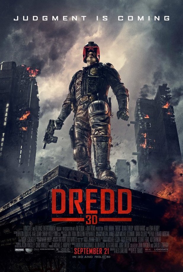 'Dredd 3D' move poster