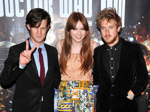 Matt Smith, Karen Gillan, Arthur Darvill
'Doctor Who: Asylum of the Daleks' TV Preview and Q&A held at the BFI Southbank
London, England 