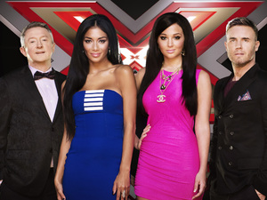 The X Factor 2012: Louis Walsh, Nicole Sherzinger, Tulisa and Gary Barlow