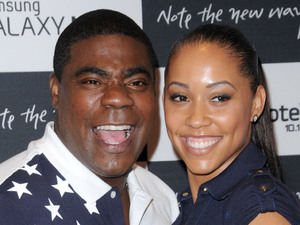 Tracy Morgan with his fiance Megan Wollover
The launch of the Samsung Galaxy Note 10.2 - Arrivals
New York City, USA 