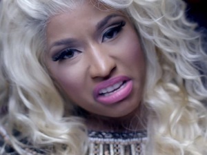 Nicki Minaj in 'I Luve Dem Strippers' music video.