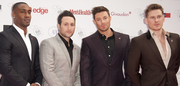 Blue - Lee Ryan, Anthony Costa, Simon Webbe, Duncan James
The FiFi UK Fragrance Awards 2012 held at The Brewery - Arrivals
London, England - 17.05.12
Mandatory Credit: WENN.com