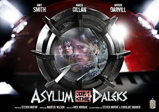 Doctor Who 'Asylum of the Daleks' iconic poster created by Lee Binding