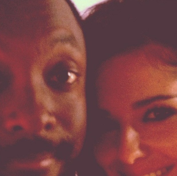 Cheryl Cole and will.i.am in Twitter picture