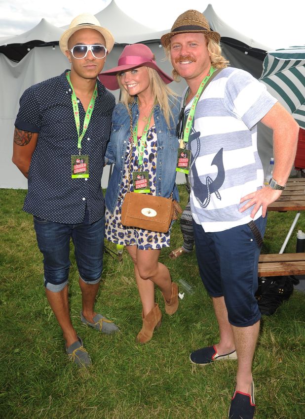 Celebrities at V Festival: Jade Jones, Emma Bunton and Leigh Francis