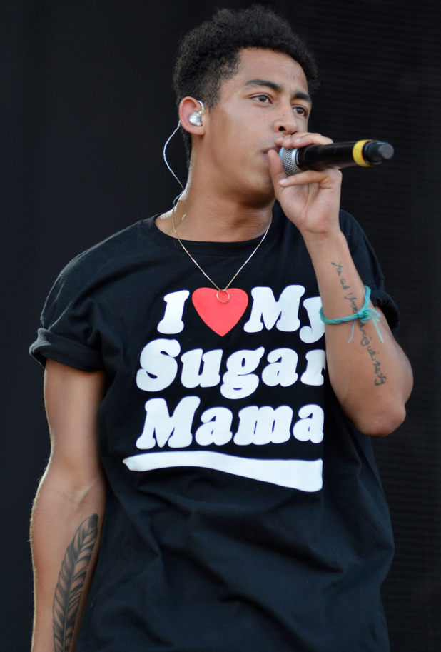 V Festival 2012:  Jordan Stephens of Rizzle Kicks