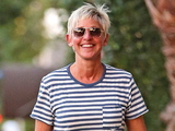 Ellen DeGeneres takes a stroll in Hollywood.