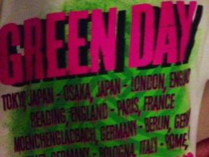 Green Day t-shirt