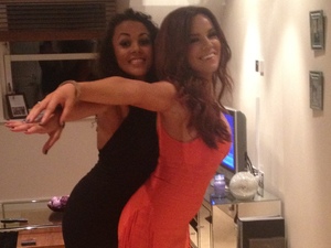Maria Fowler creating the 'Titanic' pose.