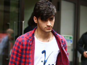 Zayn Malik of One Direction
leaving the Sony Music offices
London, England - 18.07.12
Mandatory Credit: WENN.com