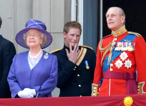 Prince Harry, The Queen, Prince Philip