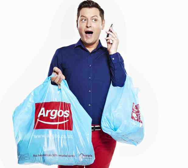 Brian Dowling teams with Argos
