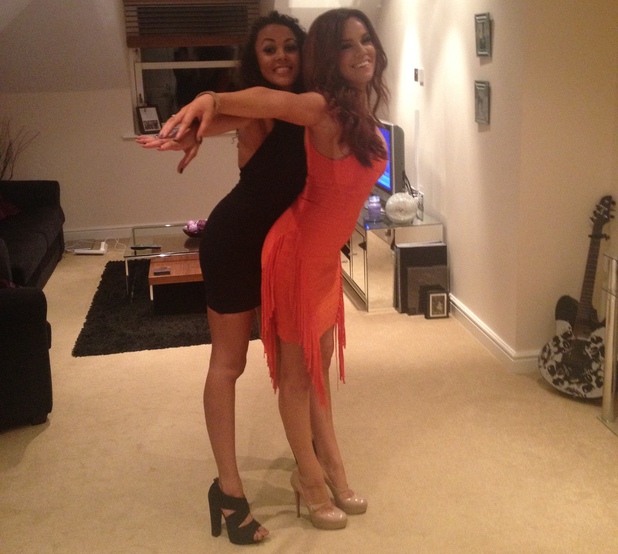 Maria Fowler creating the 'Titanic' pose.