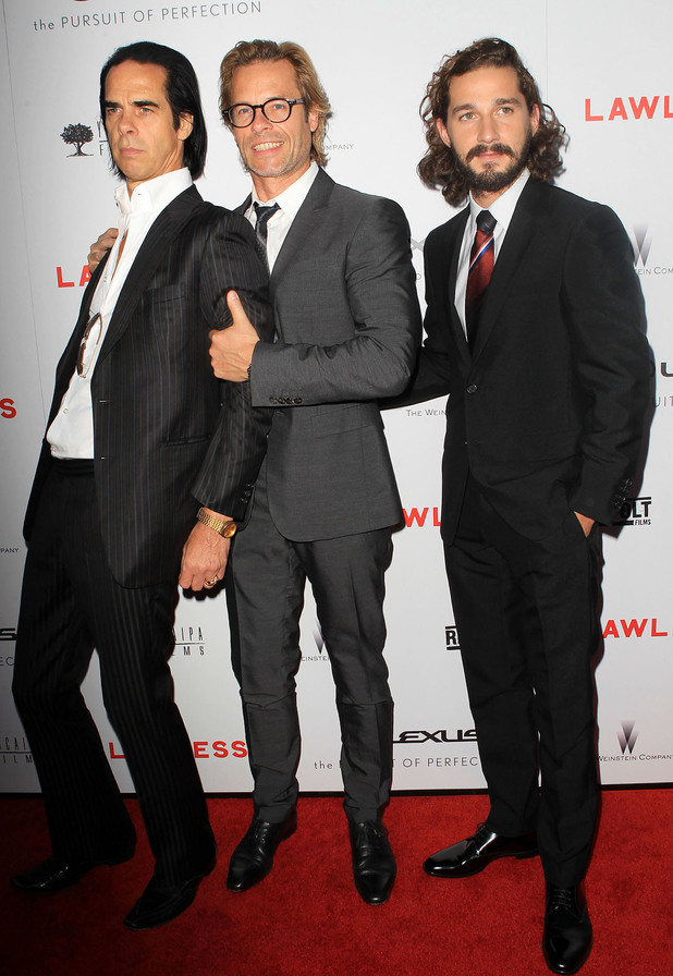 Nick Cave, Guy Pearce, Shia LaBeouf, 
