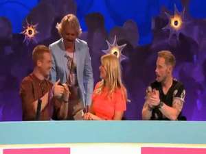 Celeb Juice watch clip: Olympian Greg Rutherford shows Keith Lemon his gold medal