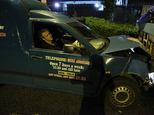 Coronation Street, Tommy crashes his van, Mon 3 sep