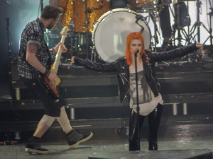 Paramore perform at Leeds Festival 2012 held at Bramham Park
