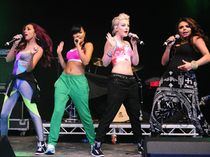 Little Mix perform at the Blackpool Illuminations Switch-On concert.