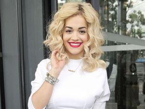 Rita Ora at BBC studios in Salford Quays.