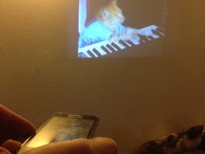 Example of the 'Beam 2' projector in action