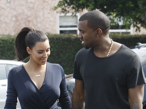 Kim Kardashian and Kanye West
head out to lunch in Beverly Hills after attending the grand opening of Dash
Los Angeles, California - 13.07.12
Credit: (Mandatory): WENN.com