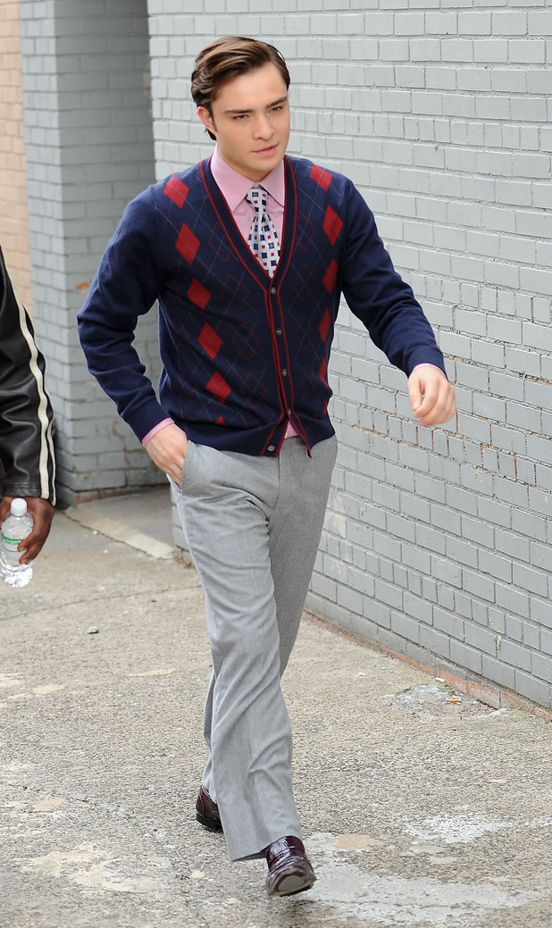Ed Westwick Sexy male celebrities in cardigans Digital Spy