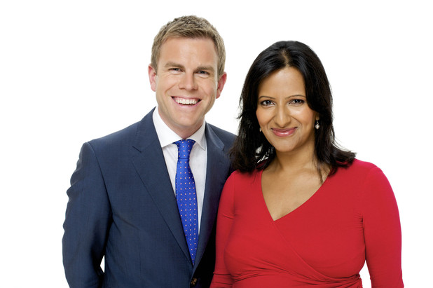 Daybreak news co-hosts Matt Barbet and Ranvir Singh
